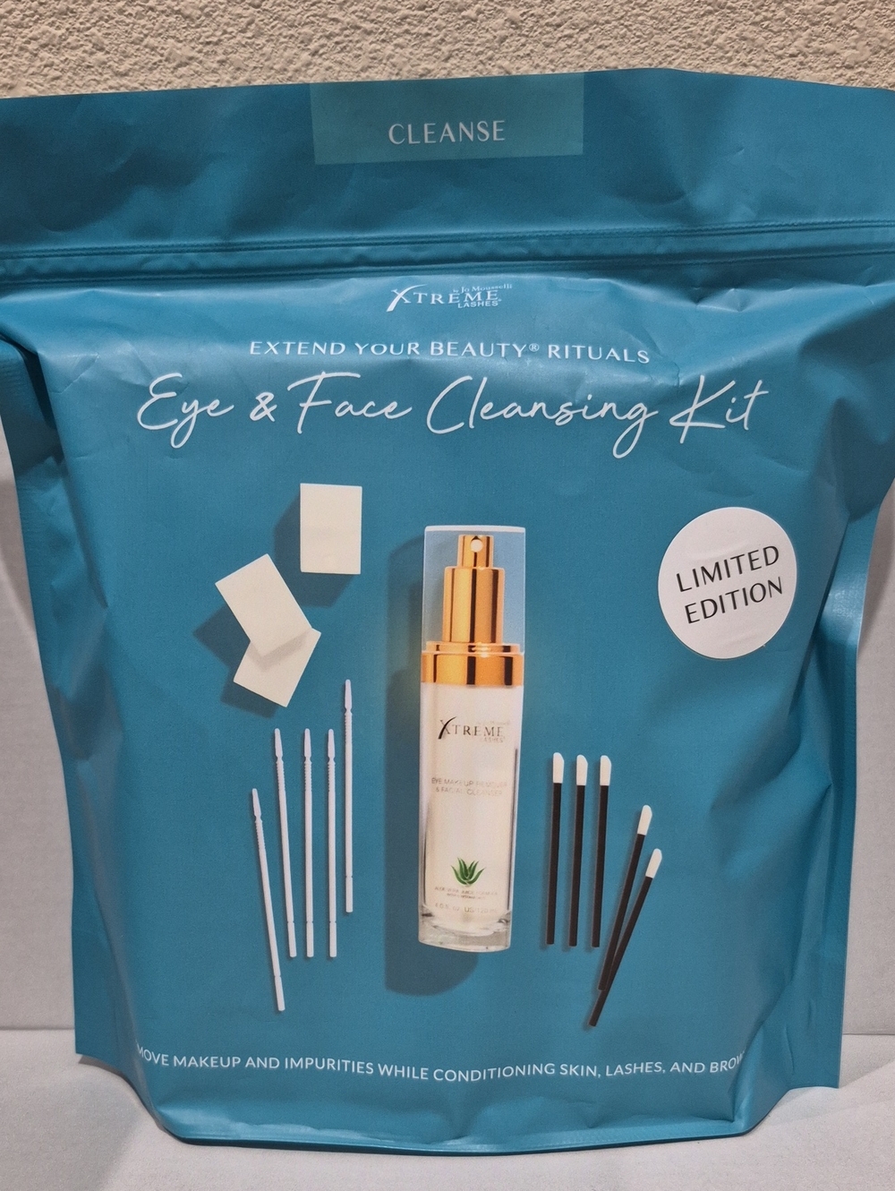 NEW Xtreme Lashes Eye & Face Cleansing Kit - Limited Edition Extend Your Beauty